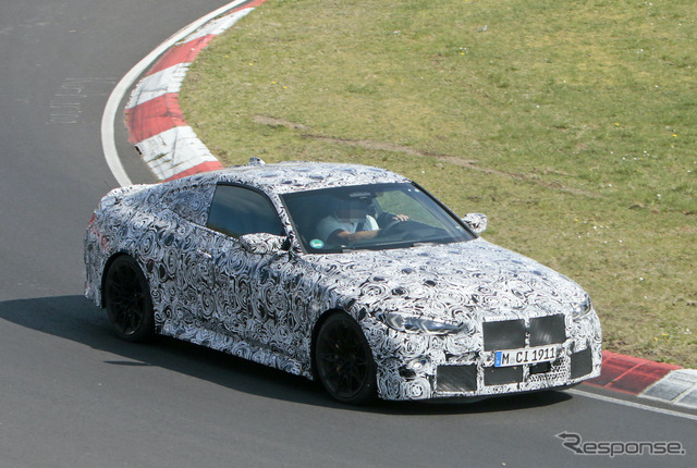BMW M4クーペ 新型プロトタイプ(スクープ写真)
