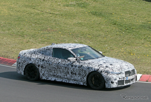 BMW M4クーペ 新型プロトタイプ(スクープ写真)