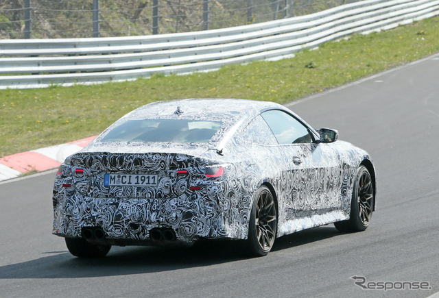 BMW M4クーペ 新型プロトタイプ(スクープ写真)