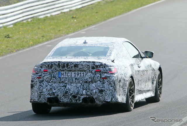 BMW M4クーペ 新型プロトタイプ(スクープ写真)