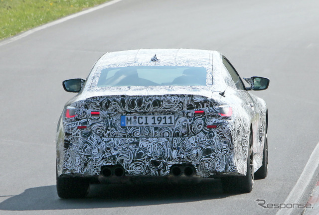 BMW M4クーペ 新型プロトタイプ(スクープ写真)