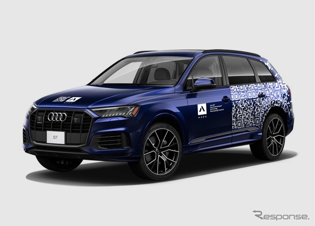 アウディ Q7 ベースの自動運転プロトタイプ車