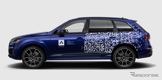 アウディ Q7 ベースの自動運転プロトタイプ車