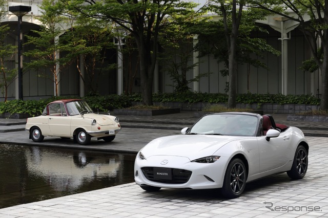 マツダ ロードスター と R360クーペ 100周年特別記念車