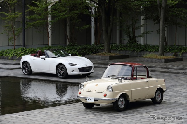 マツダ R360クーペ と ロードスター 100周年特別記念車