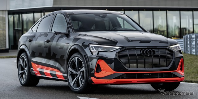 アウディ e-tron S スポーツバック のプロトタイプ