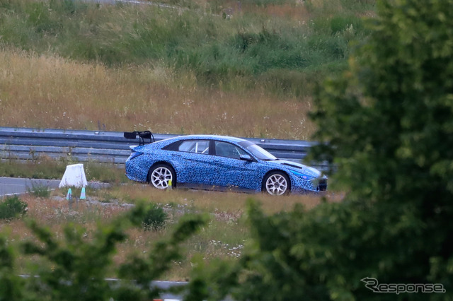 ヒュンダイ エラントラTCR プロトタイプ(スクープ写真)