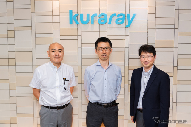 株式会社クラレ 中野氏(左)/渡邊氏(中)/小山氏(右)