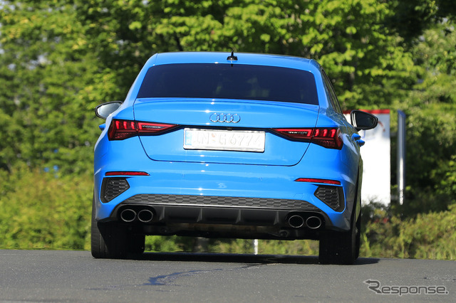 アウディ S3セダン 新型プロトタイプ(スクープ写真)