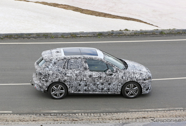 BMW 2シリーズ アクティブツアラー 開発車両スクープ写真