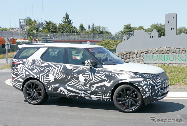 ランドローバー ディスカバリー 改良新型プロトタイプ(スクープ写真)
