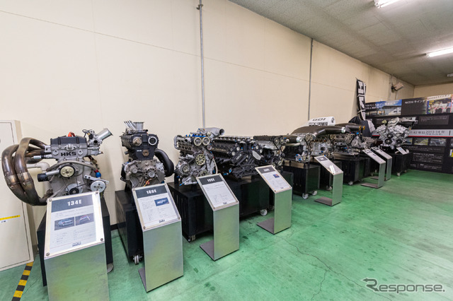 F1だけでなく、ドラッグレース用、富士グランドチャンピオン(GC)レース用、F3用など数々のモータースポーツに挑戦してきた