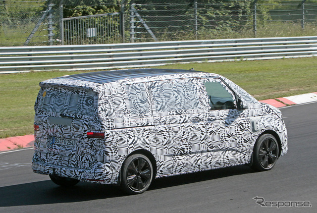 VW T7 市販型プロトタイプ(スクープ写真)