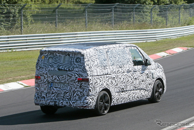 VW T7 市販型プロトタイプ(スクープ写真)
