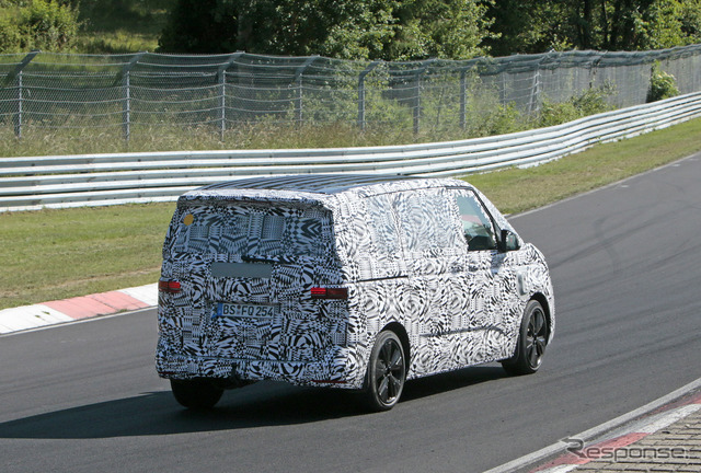 VW T7 市販型プロトタイプ(スクープ写真)