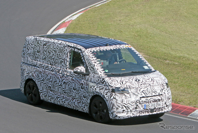 VW T7 市販型プロトタイプ(スクープ写真)