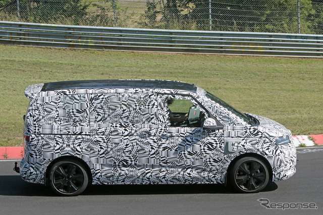 VW T7 市販型プロトタイプ(スクープ写真)