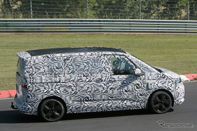 VW T7 市販型プロトタイプ(スクープ写真)