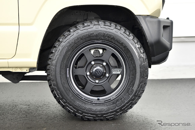 ◆RAYS VOLK RACING TE37X UL 装着サイズ:16in×5.5J Inset+20 5H-139.7 カラー:ブラストブラック(BC) タイヤサイズ:185/85R16