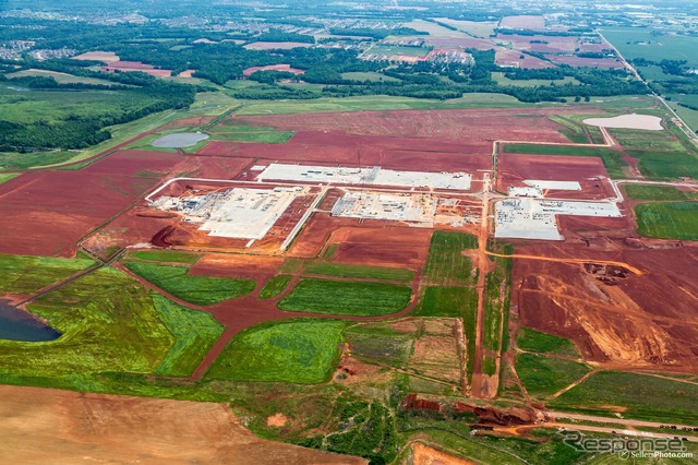 マツダとトヨタが米国アラバマ州に建設中の新工場