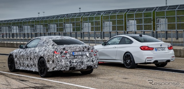 BMW M4クーペ 次期型のプロトタイプ