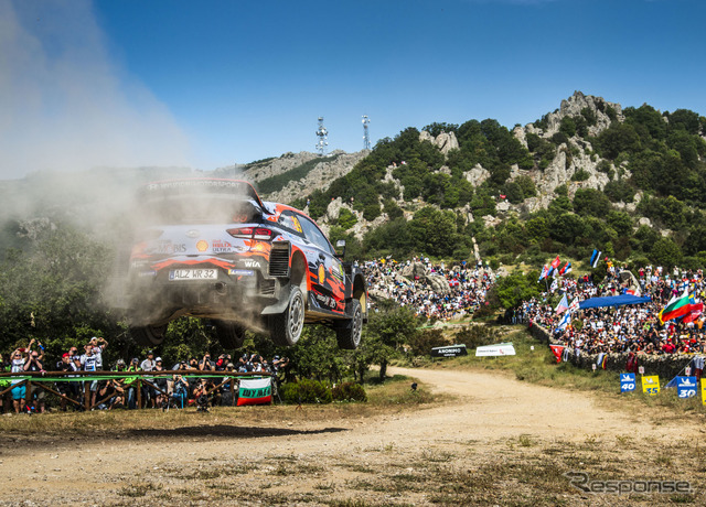 2019年のWRCイタリア戦。