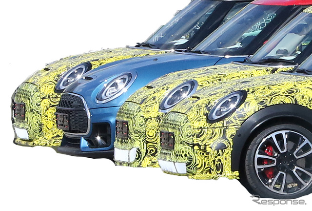 MINI 改良新型プロトタイプ　スクープ写真