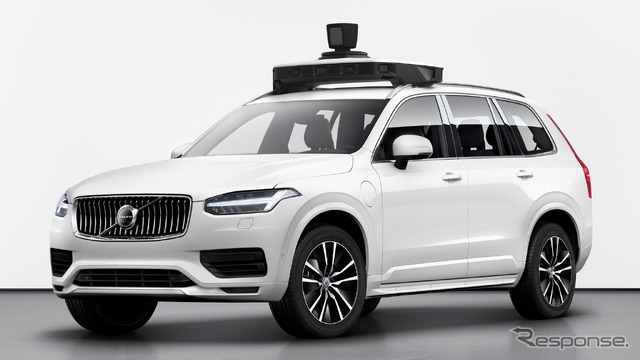 ボルボカーズの自動運転車の量産モデル。ボルボXC90がベース