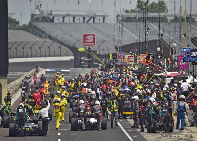 インディアナポリス“ロード”での今季インディカー第2戦。開幕戦同様に無観客での開催だった。