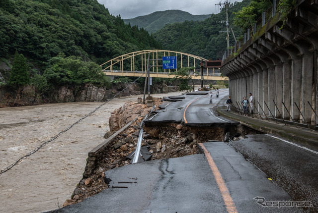 7月6日、熊本県球磨郡