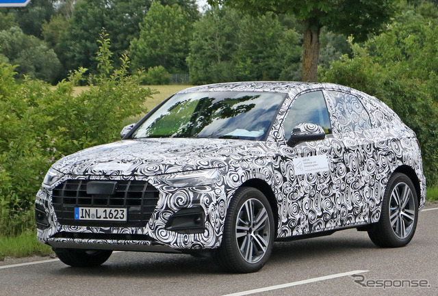 アウディ Q5スポーツバック プロトタイプ(スクープ写真)
