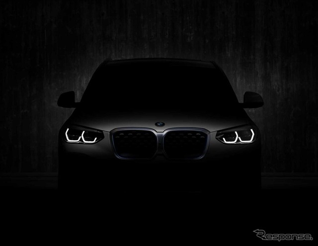 BMW iX3 のティザーイメージ