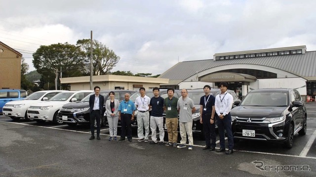 三菱自動車による南房総市の被災地支援(2019年)