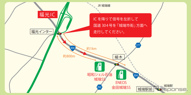 指定ガソリンスタンド所在地