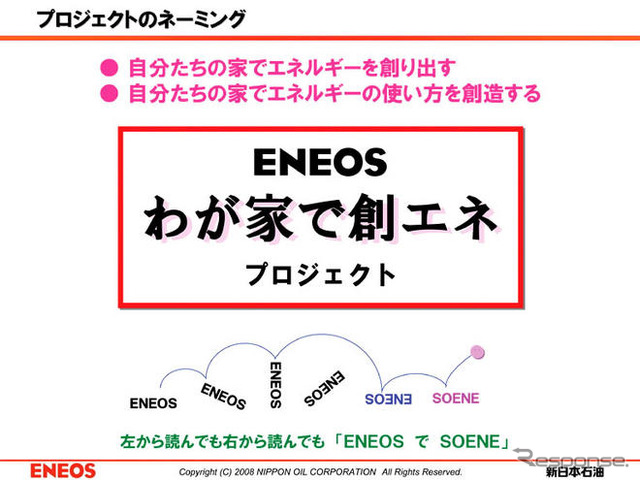 新日石「ENEOSわが家で創エネ」プロジェクトを発足