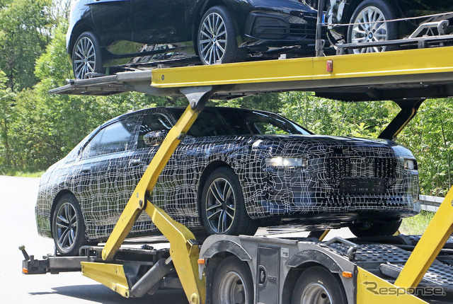 BMW i7 プロトタイプ(スクープ写真)