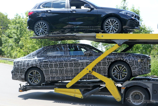 BMW i7 プロトタイプ(スクープ写真)