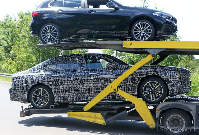 BMW i7 プロトタイプ(スクープ写真)