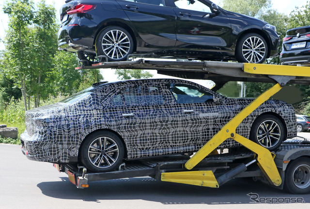 BMW i7 プロトタイプ（スクープ写真）