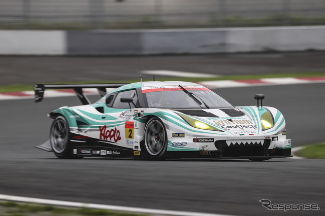 GT300クラストップの#2 シンティアム・アップル・ロータス