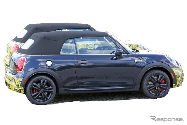 MINI クーパーSコンバーチブル 改良新型プロトタイプ(スクープ写真)