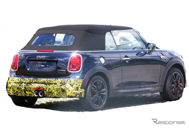 MINI クーパーSコンバーチブル 改良新型プロトタイプ（スクープ写真）