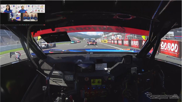SUBARU On-TubeによるSUPER GT LIVE配信(スクリーンショット)