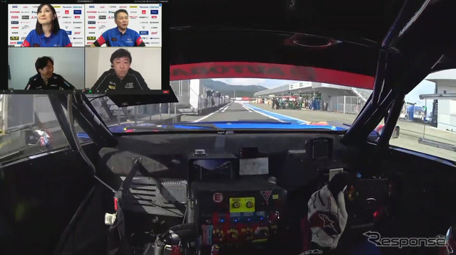 SUBARU On-TubeによるSUPER GT LIVE配信（スクリーンショット）