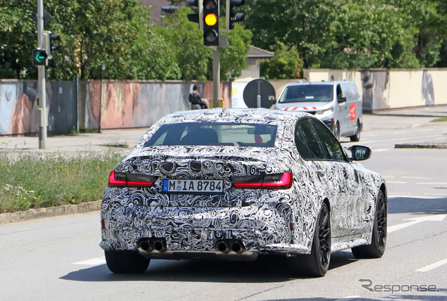 BMW M3セダン 新型プロトタイプ スクープ写真