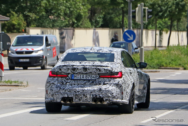 BMW M3セダン 新型プロトタイプ スクープ写真