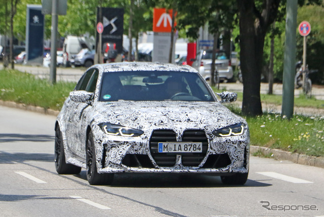BMW M3セダン 新型プロトタイプ スクープ写真