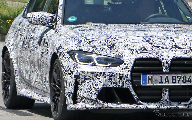 BMW M3セダン 新型プロトタイプ スクープ写真