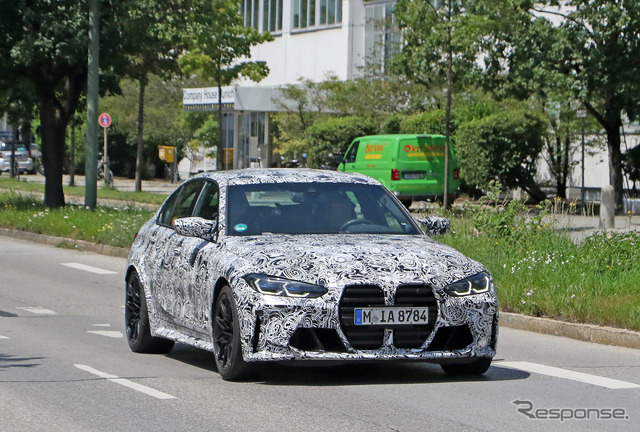 BMW M3セダン 新型プロトタイプ スクープ写真