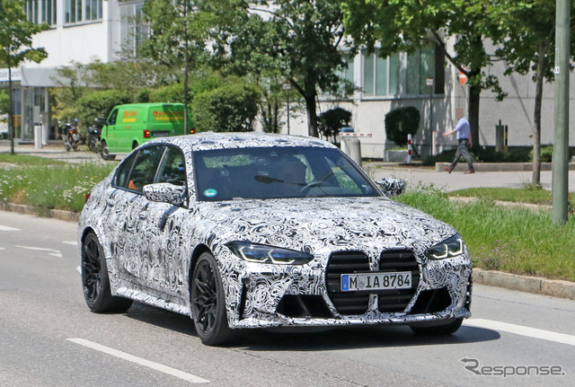 BMW M3セダン 新型プロトタイプ スクープ写真